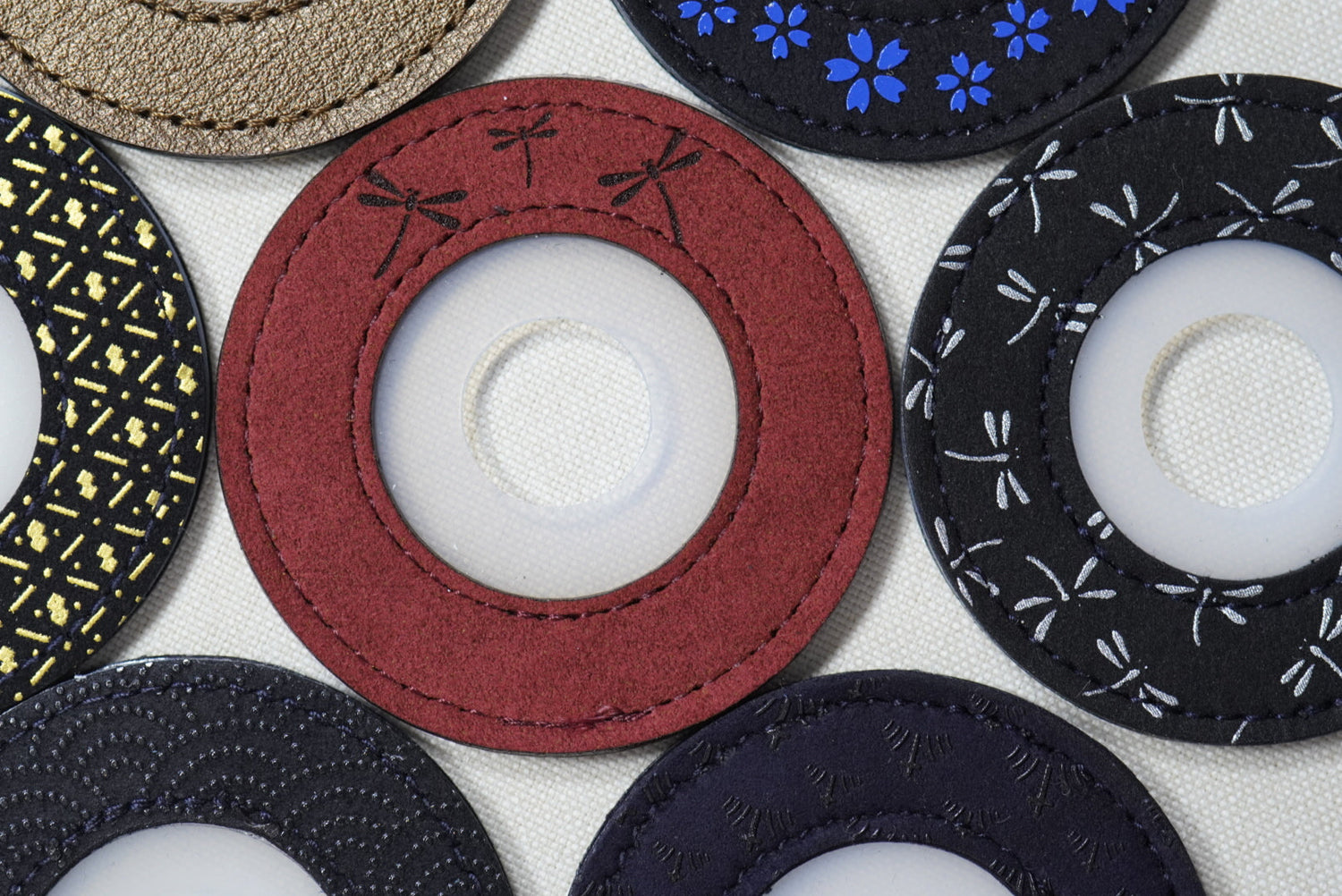 Premium Leather Tsuba Dome Series