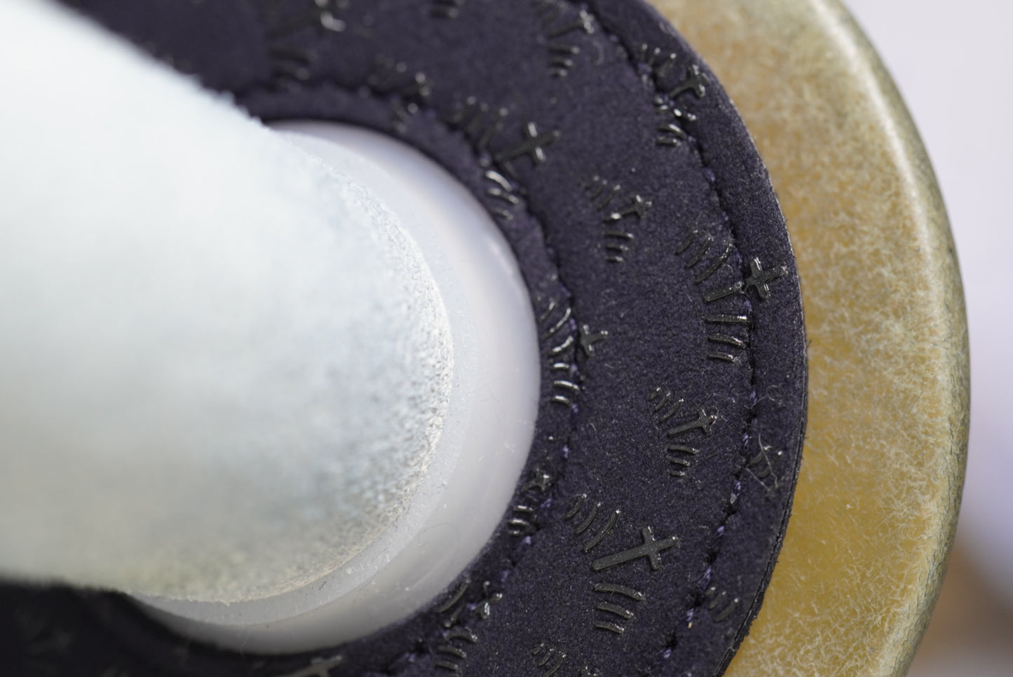 紺の影 Twilight Indigo - Leather Tsuba Dome
