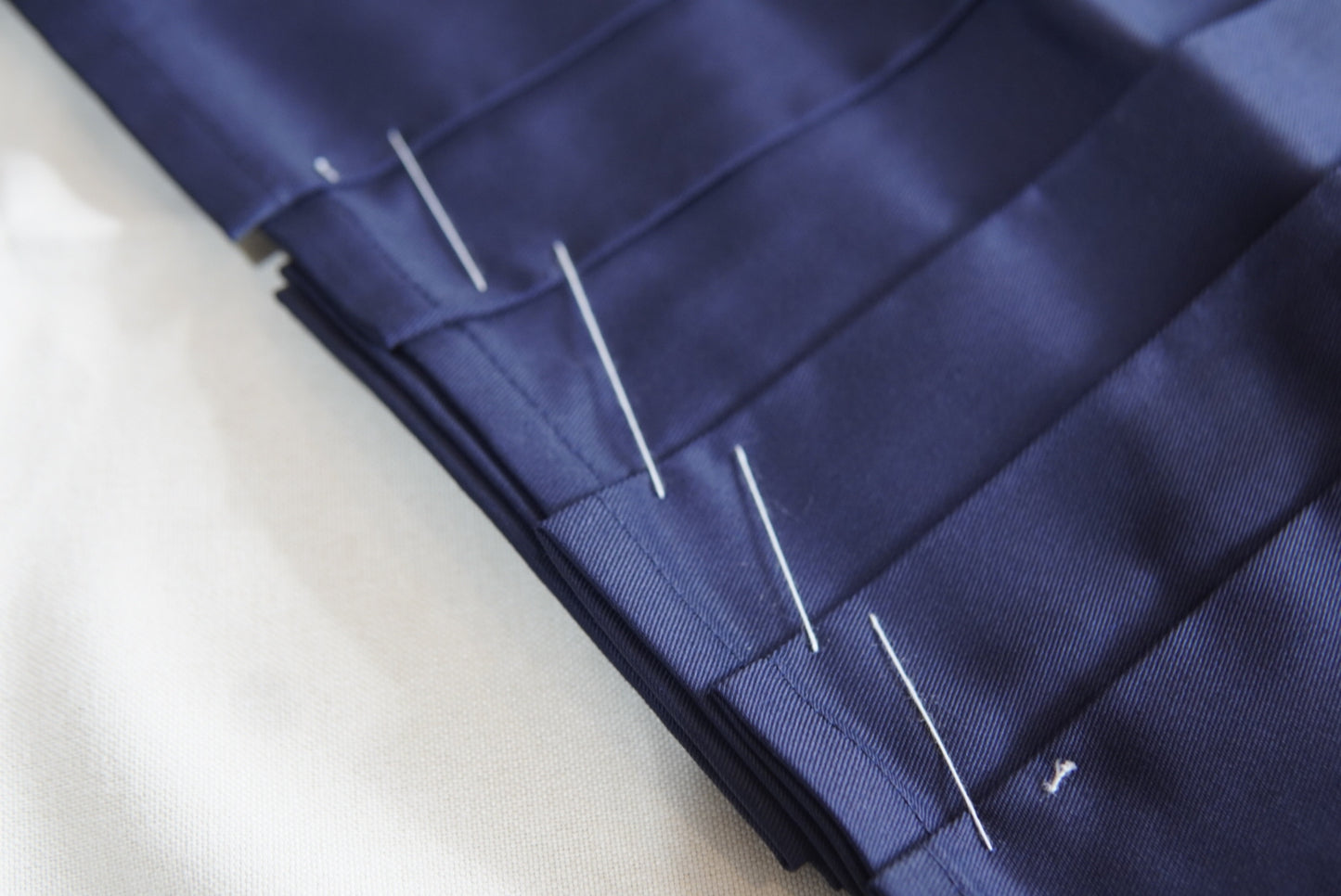 Navy Blue Synthetic Hakama